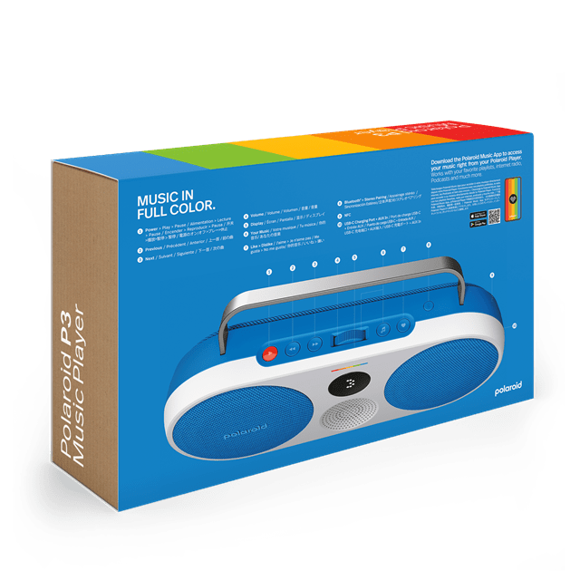 Polaroid Player 3 Blue Bluetooth Speaker - 7