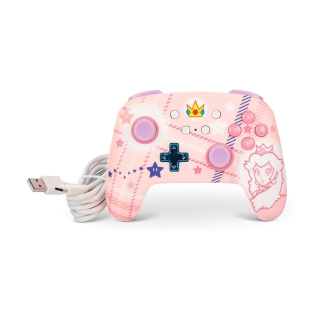 PowerA Enhanced Wireless Controller for Nintendo Switch - Princess Peach Plaid - 7