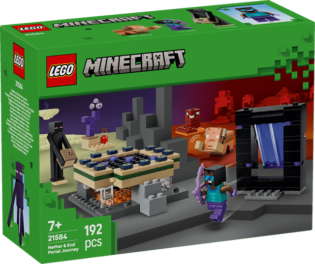 Nether & End Portal Journey Minecraft LEGO - 9
