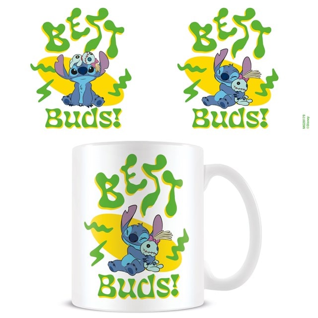 Stitch & Scrump Best Buds Lilo & Stitch White Mug - 1
