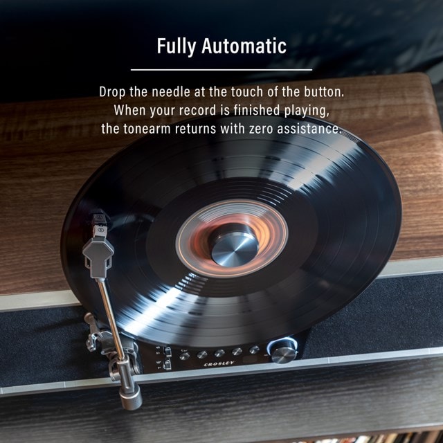 Crosley Beck Walnut Fully Automatic Vertical Turntable - 3