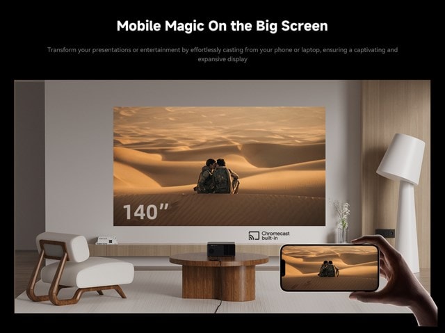 Wanbo X5 Pro-N Smart Projector with Bluetooth and Wi-Fi - 13