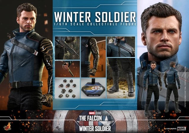 1:6 Winter Solider: Falcon And Winter Soldier Hot Toys Figure - 7