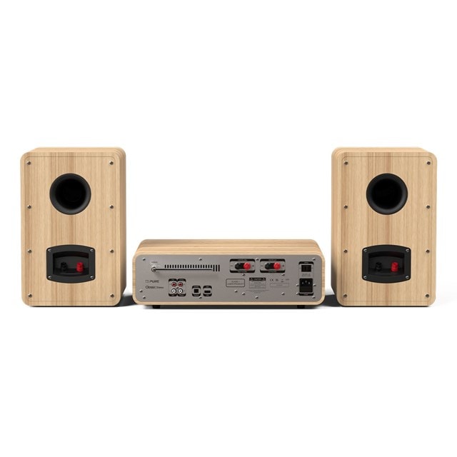 Pure Classic Stereo Cotton White/Oak Bluetooth HiFi System - 5