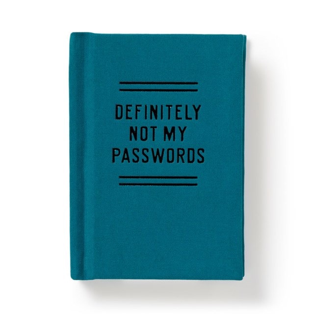 Definitely Not My Passwords Notebook - 1