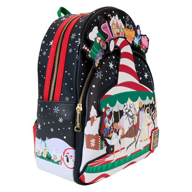 Journey To Christmas Town Nightmare Before Christmas Loungefly Mini Backpack - 6