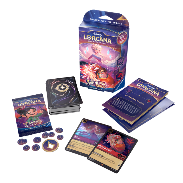 Disney Lorcana Trading Card Game Shimmering Skies Starter Deck Assortment Trading Cards - 4