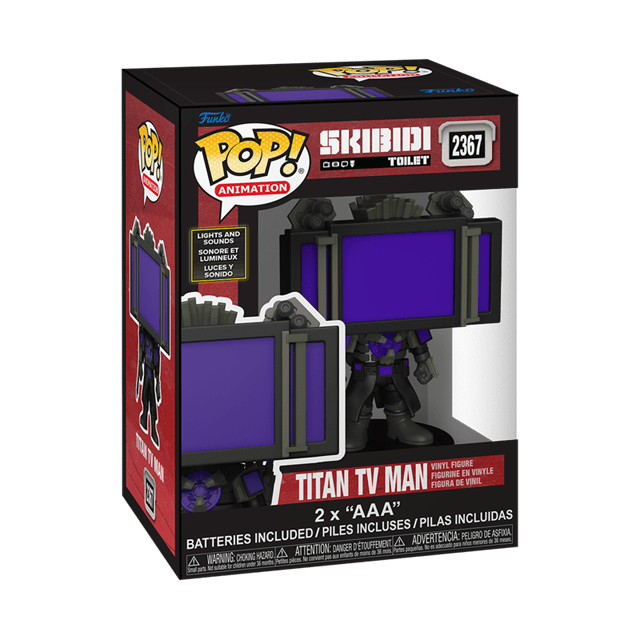 Titan TV Man 2367 Skibidi Toilet Funko Pop Vinyl SFX - 2