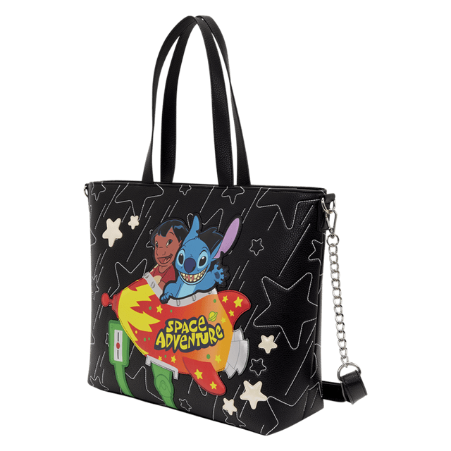 Lilo & Stitch Space Adventure Loungefly Tote Crossbody Bag & Coin Bag - 2