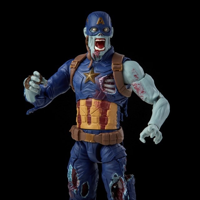 Zombie Captain America: Hasbro Marvel Legends Series Action Figure - 4
