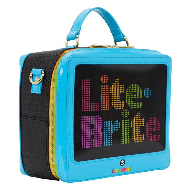 Lite Brite Lenticular Glow Loungefly Crossbody Bag With Coin Bag - 4