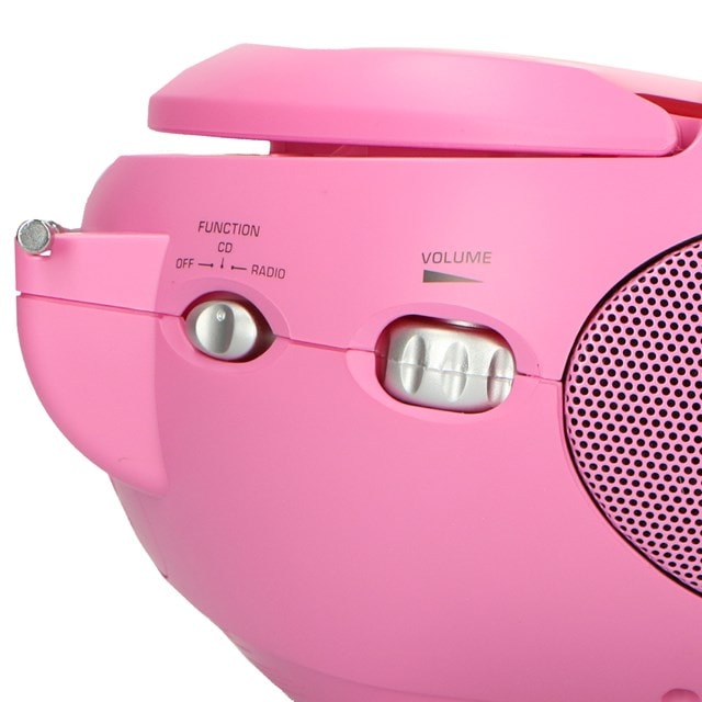 Lenco SCD-24 Pink CD Player with FM Radio - 5