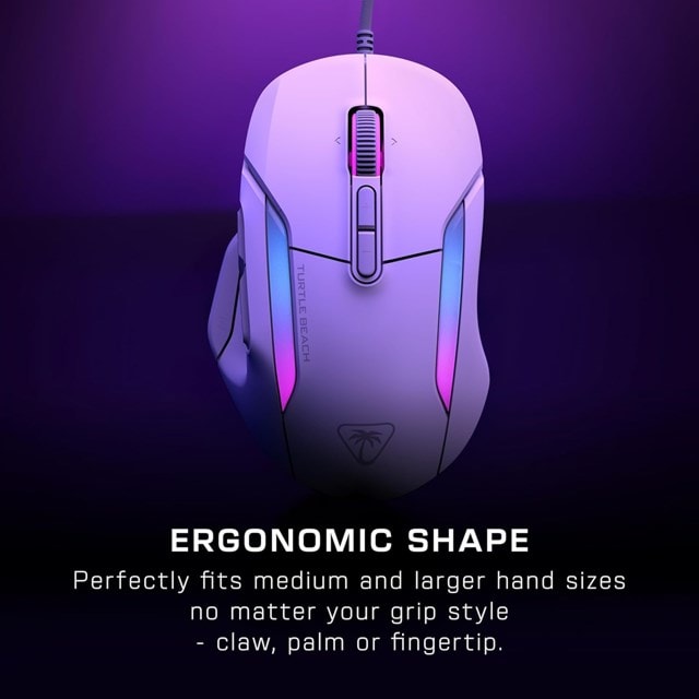 Turtle Beach Kone II Wired Ergonomic Gaming Mouse - White - 3