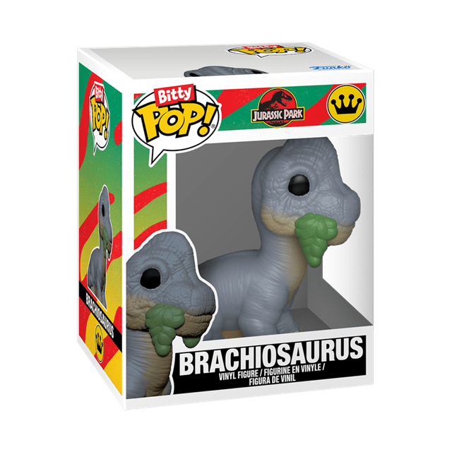 Velociraptor & Brachiosaurus Jurassic Park Funko Bitty Pop 2 Pack - 3
