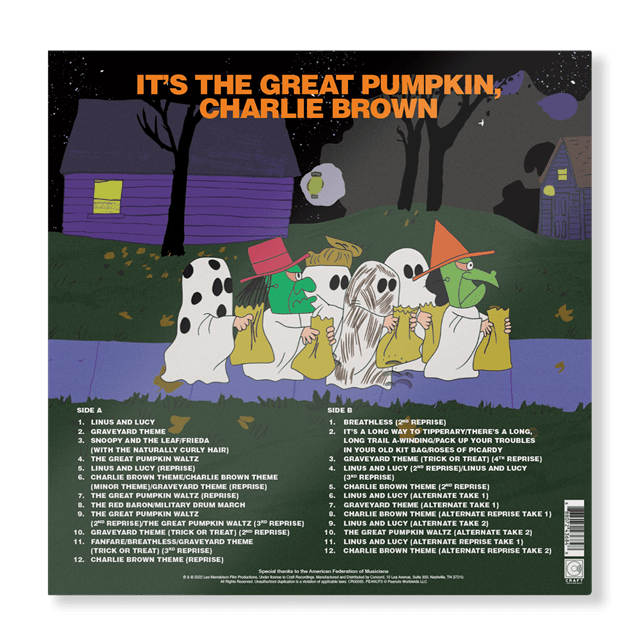 It's the Great Pumpkin, Charlie Brown - Limited Edition Orange Pumpkin Shaped Vinyl - 4