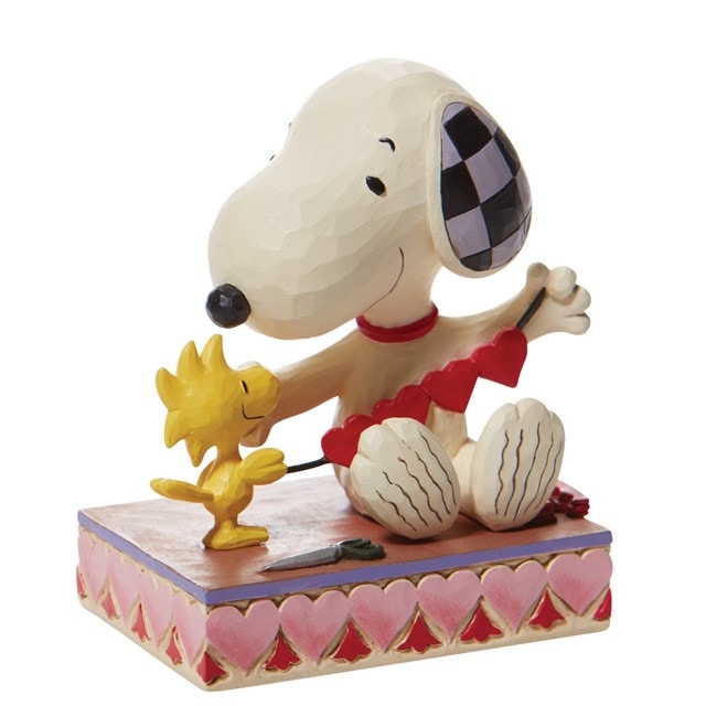 Snoopy With Hearts Garland Peanuts By Jim Shore Figurine - 2