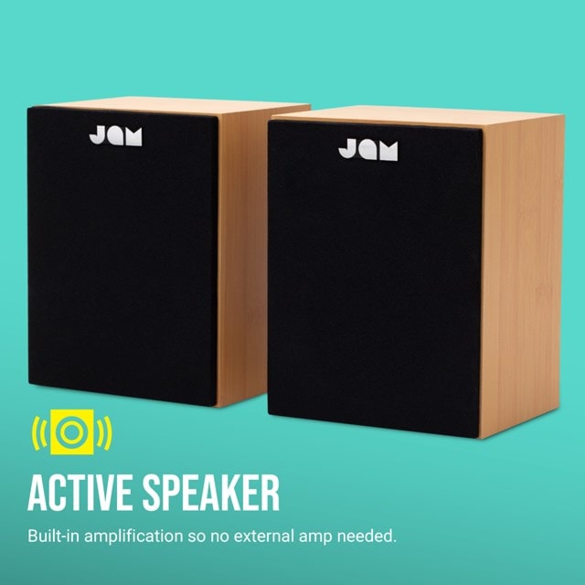 Jam Wood Bookshelf Speakers - 2