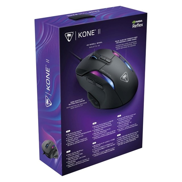 Turtle Beach Kone II Wired Ergonomic Gaming Mouse - Black - 16