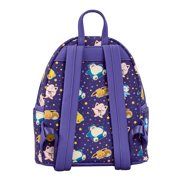 Sleeping Pikachu And Friends Pokemon Loungefly Mini Backpack - 3