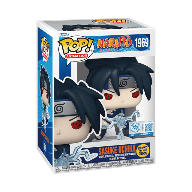 Glow In The Dark Sasuke Uchiha 1969 Naruto hmv Exclusive Funko Pop Vinyl - 3