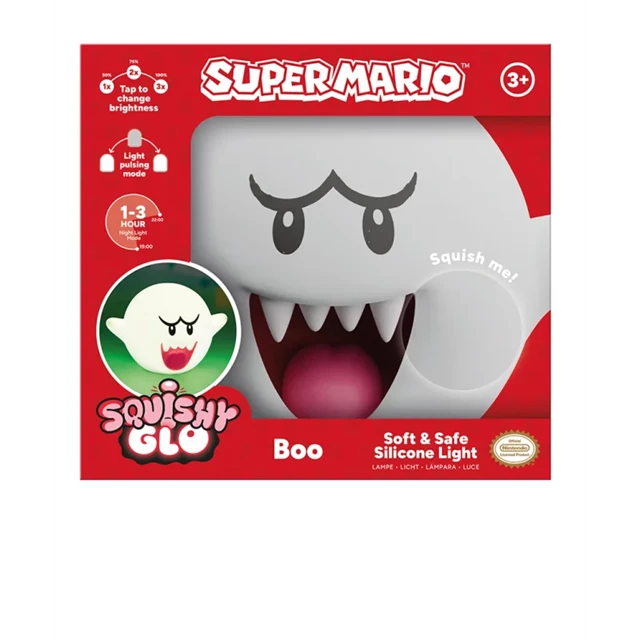 Nintendo Boo Squishyglo Silicone Rechargeable Light - 2