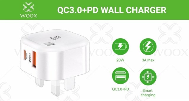 Woox 20W GaN USB & USB-C Plug - 2
