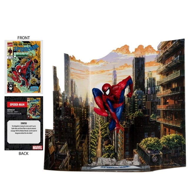 Spider-Man 1/10 Scale Posed Figure With Scene Spider-Man #6 McFarlane Figurine - 2