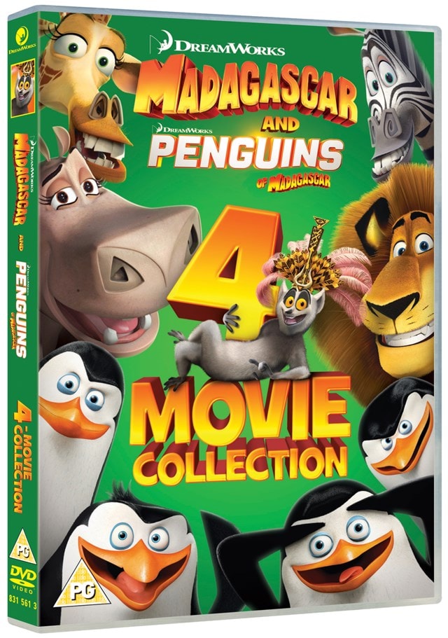 Madagascar and Penguins of Madagascar: 4-movie Collection | DVD Box Set |  Free shipping over £20 | HMV Store