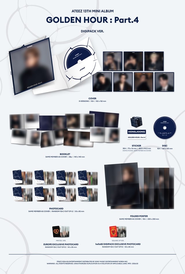GOLDEN HOUR: Part.4 - Europe Hello82 Exclusive (DIGIPACK Ver.) - 2