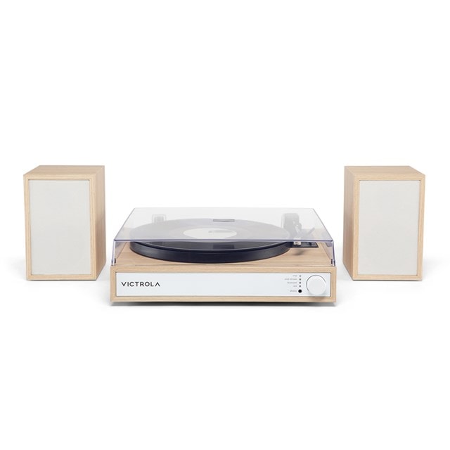 Victrola Harmony Natural Bluetooth Turntable & Speakers - 3