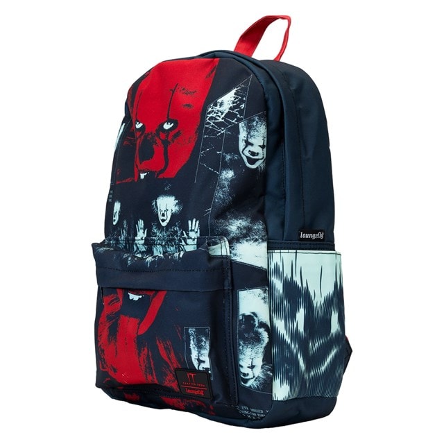 I Heart Horror IT Pennywise Loungefly Nylon Full Size Backpack - 2