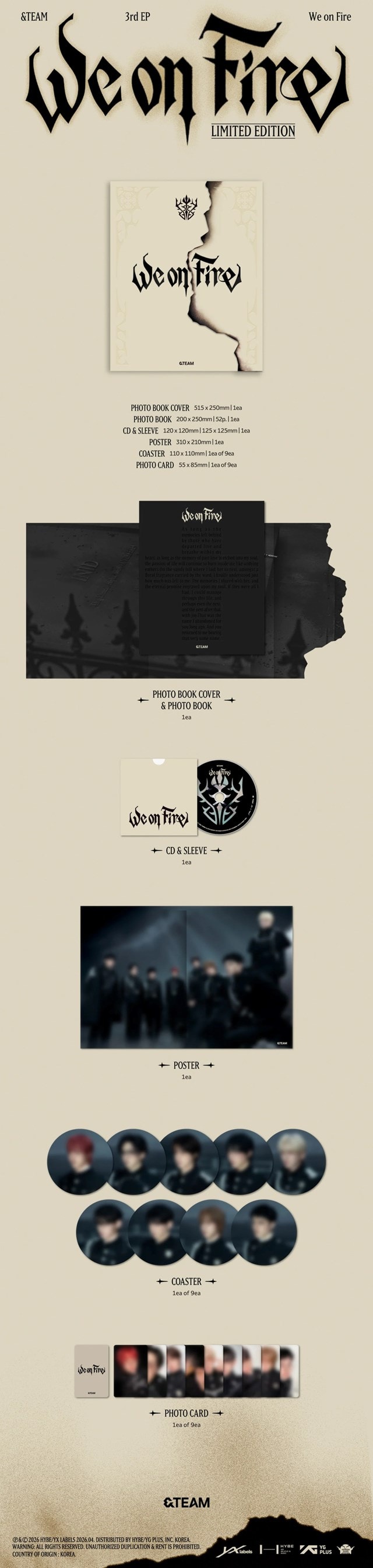 3rd EP 'We On Fire' (Limited Ver.) - 2