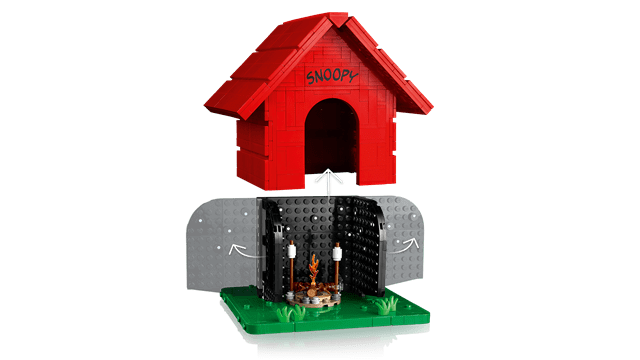 Snoopy's Doghouse Peanuts LEGO - 7