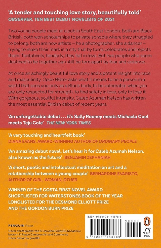 Open Water Paperback By Caleb Azumah Nelson - 2