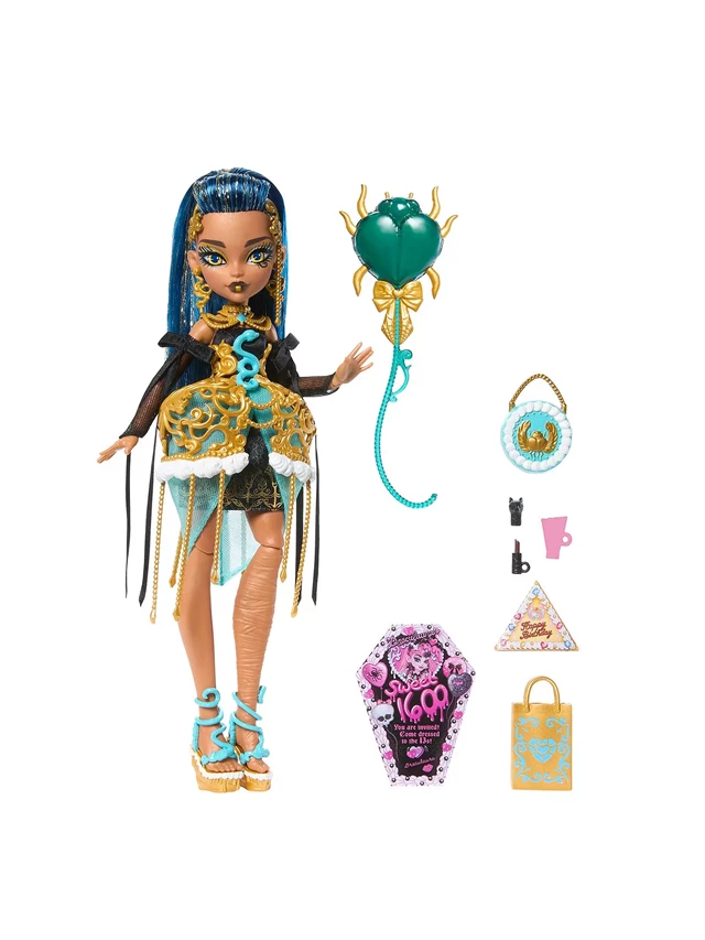 Cleo De Nile Scary Sweet Birthday Monster High Mattel Doll - 2