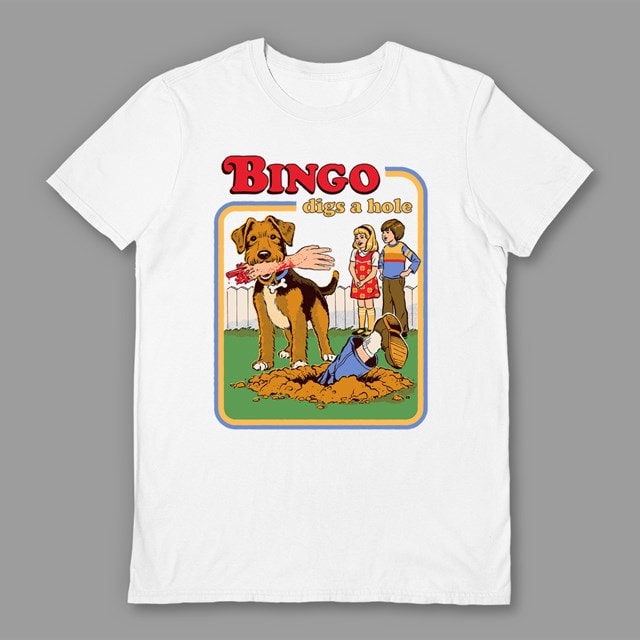 Bingo Digs A Hole Steven Rhodes Tee (Large) - 1