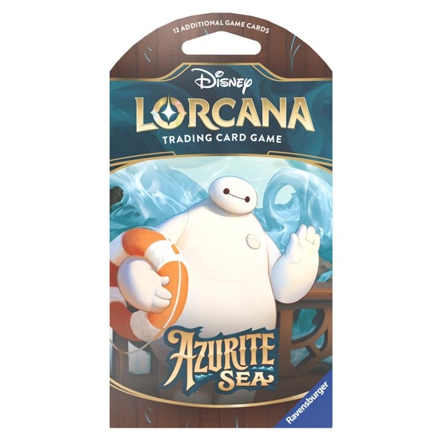 Azurite Sea Sleeved Booster Packs Disney Lorcana Trading Cards - 2