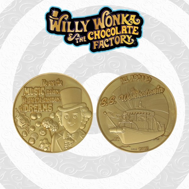 Willy Wonka And The Chocolate Factory Limited Edition Dreamers Coin - 1