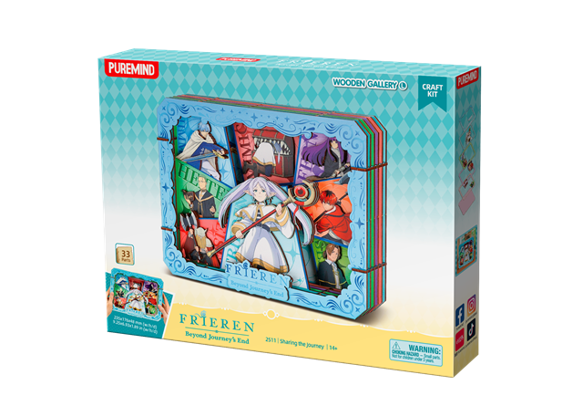 Frieren Beyond Journey's End Sharing The Journey Large Wooden Frame - 3