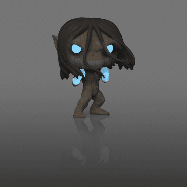 Eren Jaeger Glow In The Dark (2584): Attack On Titan hmv Exclusive Pop Vinyl - 2