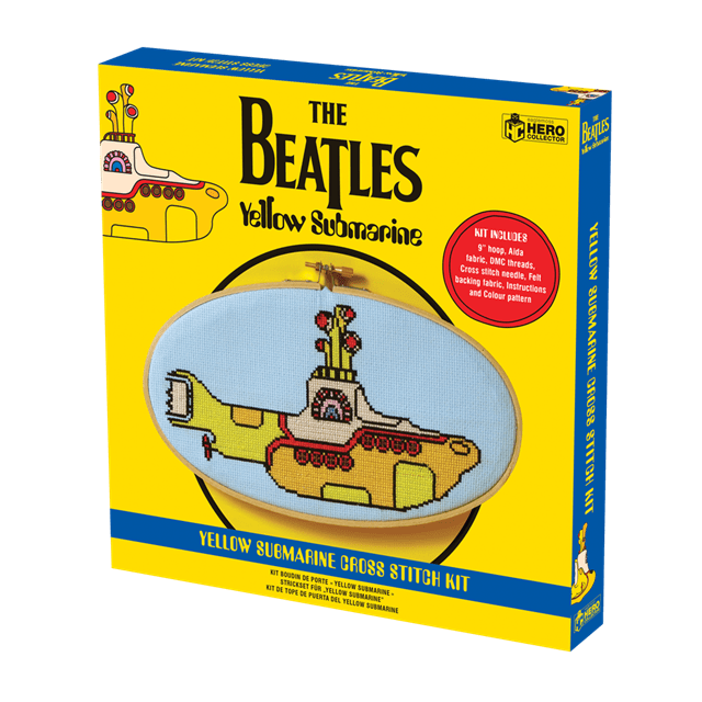 Yellow Submarine The Beatles Hero Collector Cross Stitch Craft Kit - 1