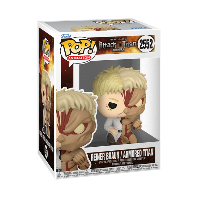 Reiner Braun / Armored Titan (2552): Attack On Titan Pop Vinyl - 2