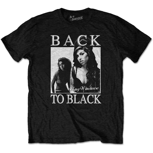 Back To Black Amy Winehouse Tee (Small) - 1