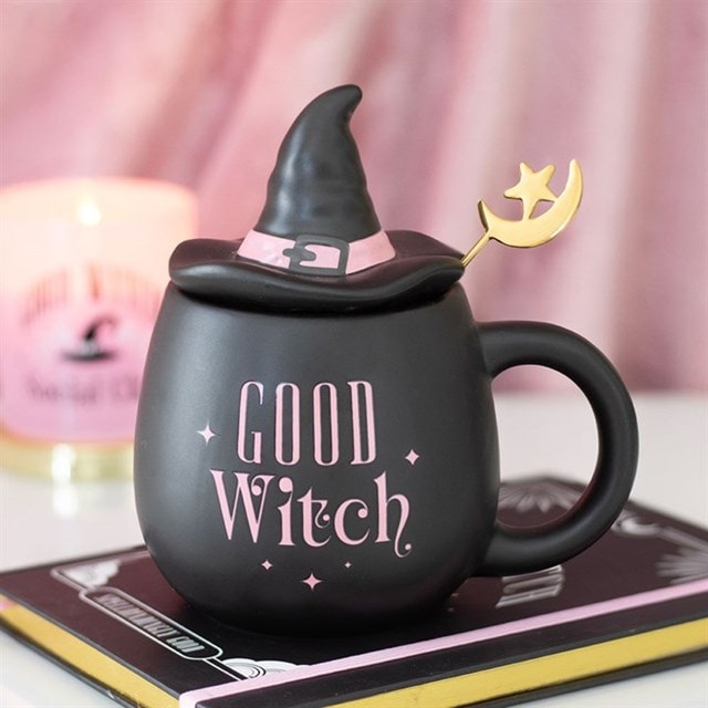 Good Witch Lidded Mug & Spoon - 4