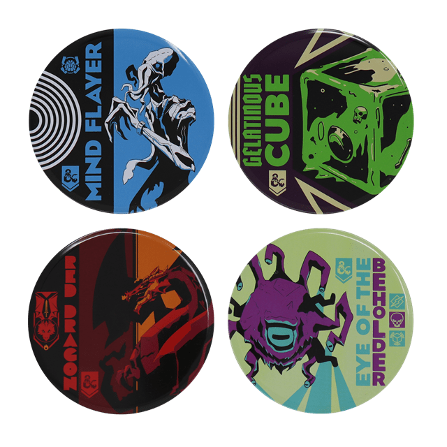 Monsters Dungeons & Dragons Coaster Set - 1