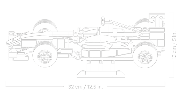 Ferrari F2004 & Michael Schumacher LEGO Icons - 9