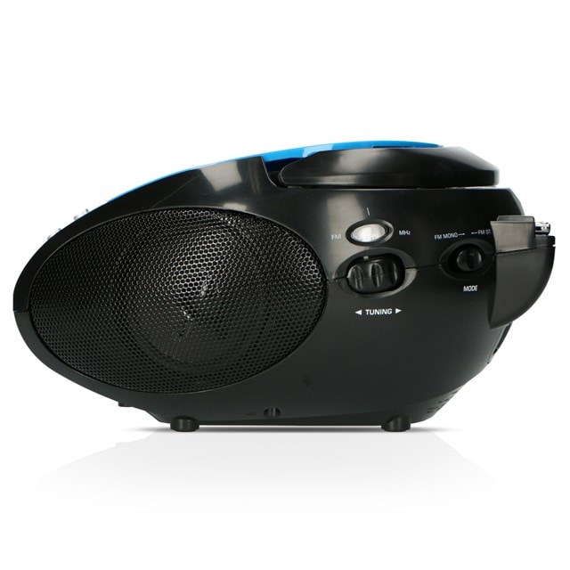 Lenco SCD-24 Blue/Black CD Player with FM Radio - 7