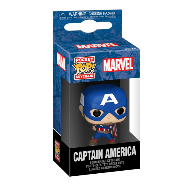 Captain America Marvel New Classics Funko Pop Vinyl Keychain - 2