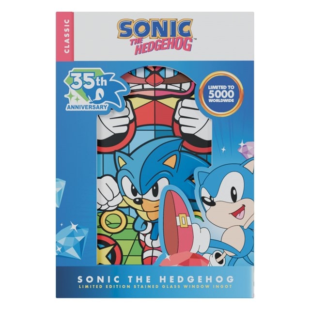 Sonic The Hedgehog Stained Glass Window Ingot - 3