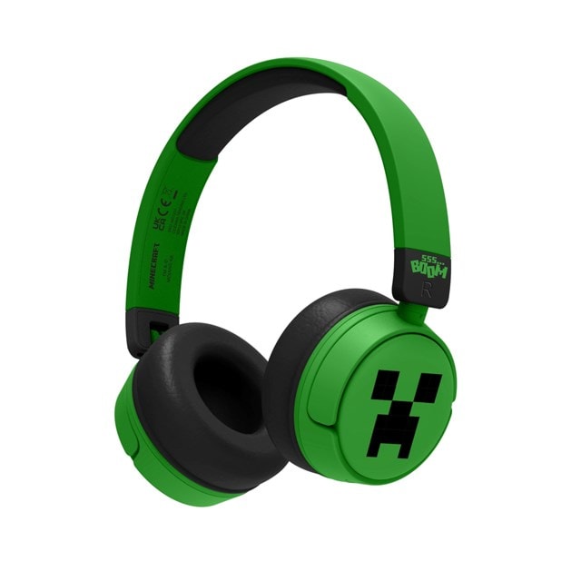 OTL Minecraft Green Bluetooth Headphones - 1